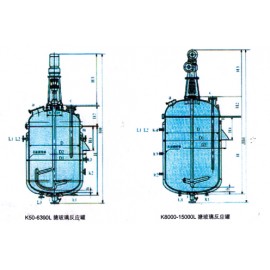 搪玻璃K型反应罐