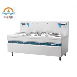 粤式电磁双头双温炒炉