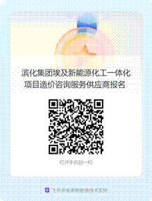 滨化集团埃及新能源化工一体化项目造价咨询服务供应商报名